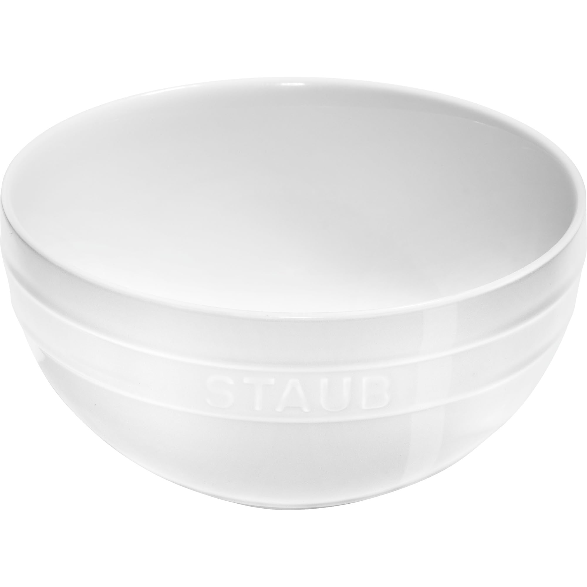 Amazon.com: Staub Ceramic 2-pc Nested Mixing Bowl Set - White